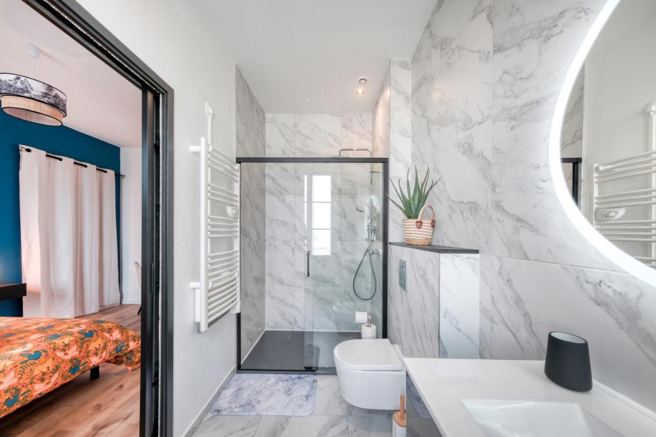 Superbe 2 Pieces Avec Jacuzzi Privatif Face Gare Proche Cathedrale Chartres Exterior foto
